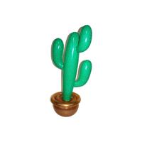 Mexicaanse Cactus plant opblaasbaar - 90 cm - Tropische Hawaii feestartikelen/versiering