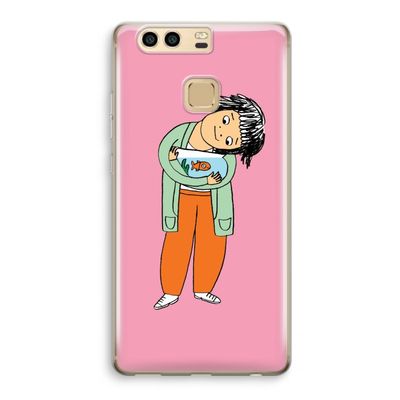 Visknuffel: Huawei P9 Transparant Hoesje