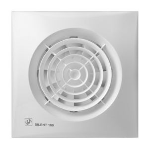 S&P Silent 100 CMZ aan/uit + trekkoord Badkamer / toilet ventilator -Ø100mm