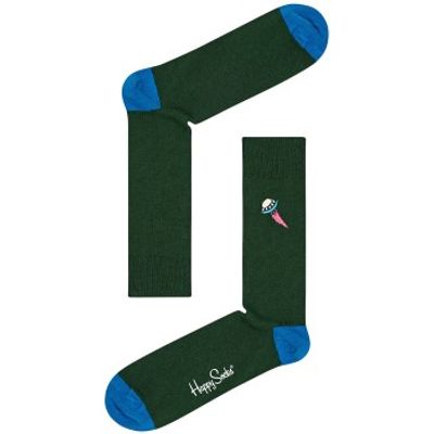 Happy Socks Ribbed Embroidery Ufo Sock * Actie *