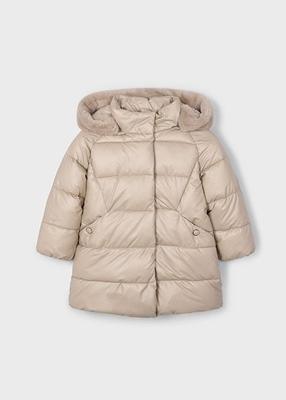 Mayoral winter jas meisjes - zand - lang