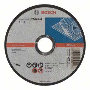 Bosch Accessories 2608603165 2608603165 Doorslijpschijf recht 125 mm 1 stuk(s) Staal