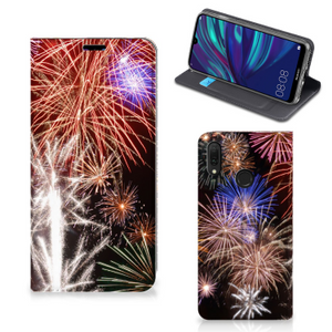 Huawei Y7 hoesje Y7 Pro (2019) Hippe Standcase Vuurwerk