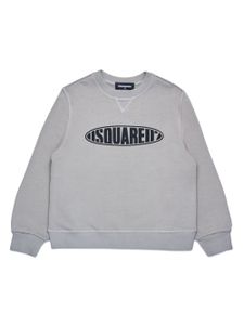 DSQUARED2 KIDS t-shirt Surf à logo imprimé - Gris