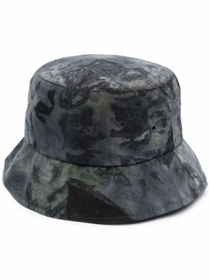 Mackintosh bob à imprimé tie dye - Gris