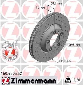 Remschijf SPORT REMSCHIJF COAT Z 460450552