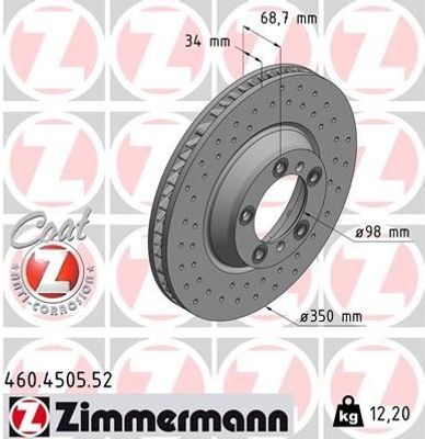 Remschijf SPORT REMSCHIJF COAT Z 460450552