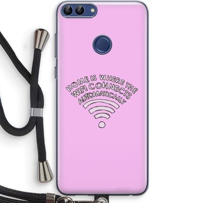 Home Is Where The Wifi Is: Huawei P Smart (2018) Transparant Hoesje met koord