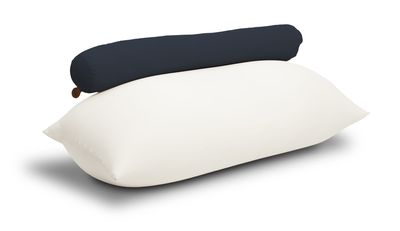 Terapy Toby rugleuning zitzak - Donkergrijs | 160cm x 25cm x 25cm