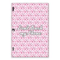 Lenovo Tab 10 | Tab 2 A10-30 Print Case Flowers Pink DTMP - thumbnail