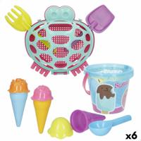 Strandspeelgoedset Colorbaby 48 X 16 X 32 CM (6 Stuks)