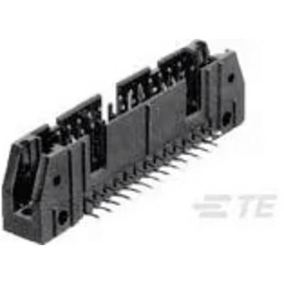 TE Connectivity 102160-4 Male header, inbouw (standaard) Inhoud: 1 stuk(s) Tray