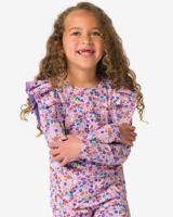 HEMA Kindershirt Bloemen Lavendel (lavendel)