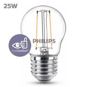 Philips LED Kogellamp Transparant 25W E27 Warm Wit Licht