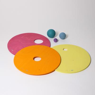 GRIMM'S x Stapelstein Rolling Discs Warm Pastel