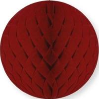 Papieren kerstballen - bordeaux rood - 10 cm - kerstversiering Papieren kerstballen - bordeaux rood - 10 cm - kerstversiering