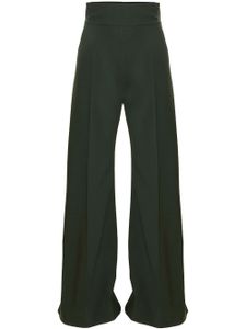 Carolina Herrera pantalon ample à taille-haute - Vert