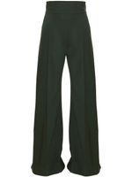 Carolina Herrera pantalon ample à taille-haute - Vert