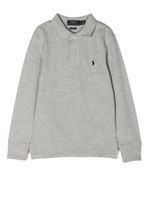 POLO RALPH LAUREN KIDS polo Polo Pony à manches longues - Gris