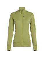 Icebreaker 260 Quantum IV LS Zip Vest Dames Olive L