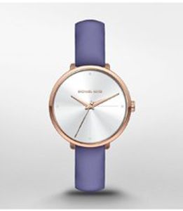 Horlogeband Michael Kors MK2820 Leder Paars 14mm