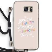 Right Place: Samsung Galaxy S7 Transparant Hoesje met koord