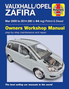 Haynes Werkplaatshandboek Vauxhall/Opel Zafira benzine & diesel (maart 2009-2014) 6366