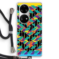 Skew Bee 1: Huawei P50 Pro Transparant Hoesje met koord