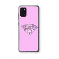 Home Is Where The Wifi Is: Samsung Galaxy A31 Transparant Hoesje