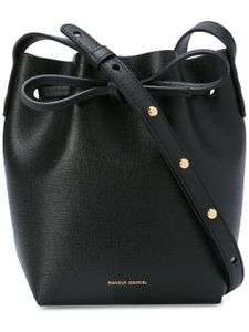 Mansur Gavriel mini sac seau en cuir - Noir