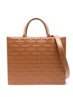 Elisabetta Franchi grand sac à main Bold Monogram - Marron - thumbnail