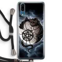 Volle maan: Huawei P20 Transparant Hoesje met koord