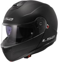 LS2 opklapbare helm "ff908 strobe ii solid" helmet ff908 strob.ii solid xxl black matt