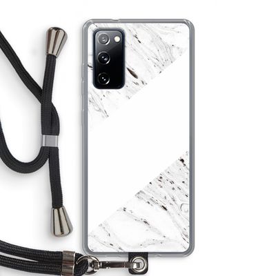 Biggest stripe: Samsung Galaxy S20 FE / S20 FE 5G Transparant Hoesje met koord