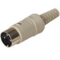 Hirschmann 930 014-517-1 DIN-connector Stekker, recht Aantal polen: 3 Grijs 1 stuk(s)