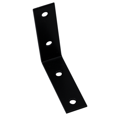 Waelbers Stoelhoek 70mm zwart p/4st KVP - 20 Stuk(s) - 2207KVP.24