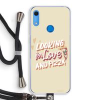 Pizza is the answer: Huawei Y6s Transparant Hoesje met koord