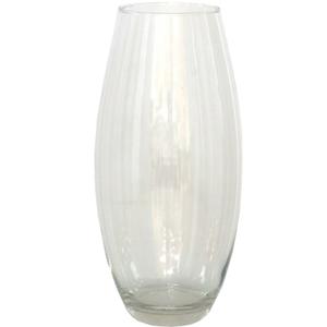 Gerimport bloemenvaas - helder glas - D17 x 37 cm