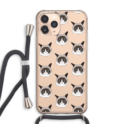 It's a Purrr Case: iPhone 11 Pro Max Transparant Hoesje met koord