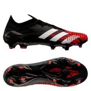 adidas Predator 20.1 Low FG/AG Mutator - Zwart/Wit/Rood