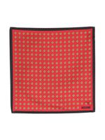 Moschino foulard Teddy Bear à motif monogrammé - Rouge - thumbnail