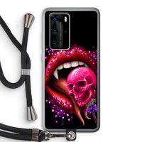 Dodelijk zoet: Huawei P40 Pro Transparant Hoesje met koord