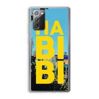 Habibi Majorelle : Samsung Galaxy Note 20 / Note 20 5G Transparant Hoesje Habibi Majorelle : Samsung Galaxy Note 20 / Note 20 5G Transparant Hoesje