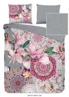 HIP Dekbedovertrek "mandala&apos;s en magnolia bloemen" - Multi - (240x200/220 cm) - Katoen Flanel