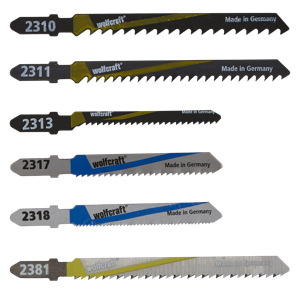 Wolfcraft Decoupeerzaagblad-Set | 10-delig | T-Schaft | 1 set - 2358000