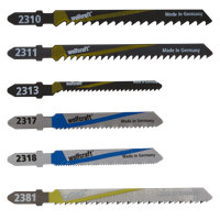 Wolfcraft Decoupeerzaagblad-Set | 10-delig | T-Schaft | 1 set - 2358000