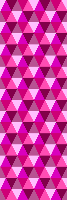 Fuchsia geometrisch roze slaapkamer behang