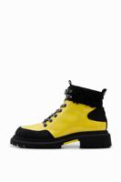 Trekkinglaars met veters - YELLOW - 36