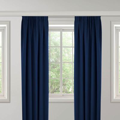 Gordijnen Verduisterend & Isolerend Haken Of Ringen 150x250 Cm Ringen Navy 85% Verduisterend & Isolerend & Overgordijn Fresh And Co -