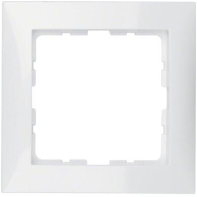 Berker S.1 1-voudig afdekraam wit glans 10118989